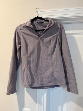 The North Face Lavender Quarter-Zip Fleece Pullover
